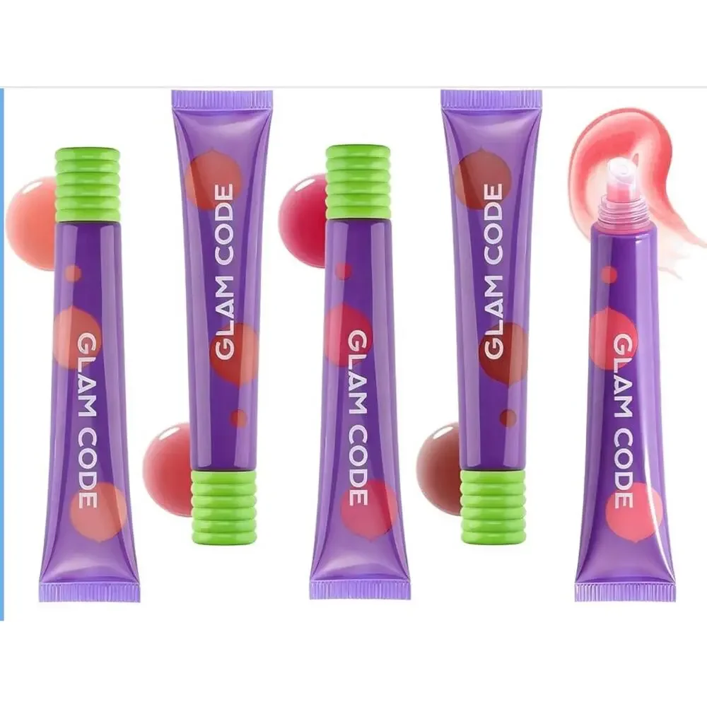 Glam Code 5 Pc Tinted Lip Balm Set Hydrating Vegan Cruelty Free NIB